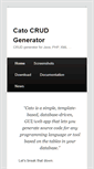 Mobile Screenshot of catocrudgenerator.com